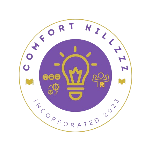 Logo, educate, encourage, teach, financial literacy, education, professional development, personal development, budgeting, comfort zone, course, learn, improve, reentry, skill, masterclass, lecture, improve, goals, vision, gifts, talents

